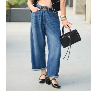 Lee Jeans Dark Blue Barrel Jeans